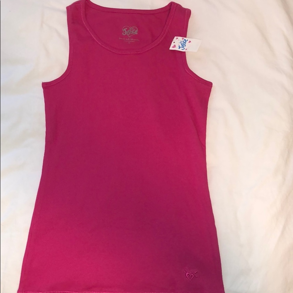 Pink Justice Tank Top